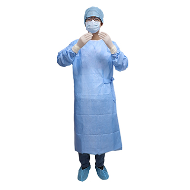 58gsm Blue Purcotton Surgical Gown