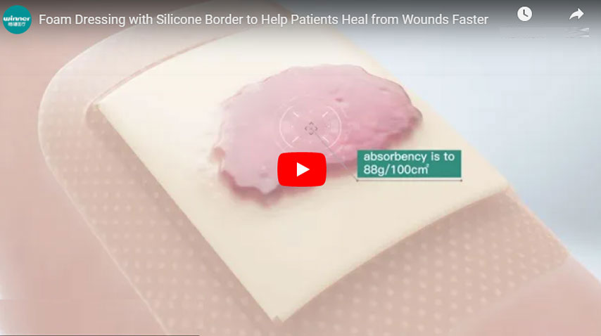 Foam Dressing with Silicone Border to Help Patients Heal from Wounds Faster