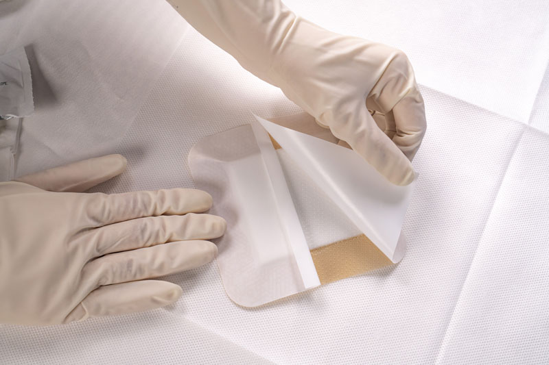 Silicone Foam Lite Dressing With Border