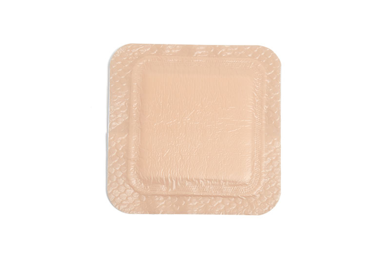 Silicone Super Absorbent Wound Dressing With Border