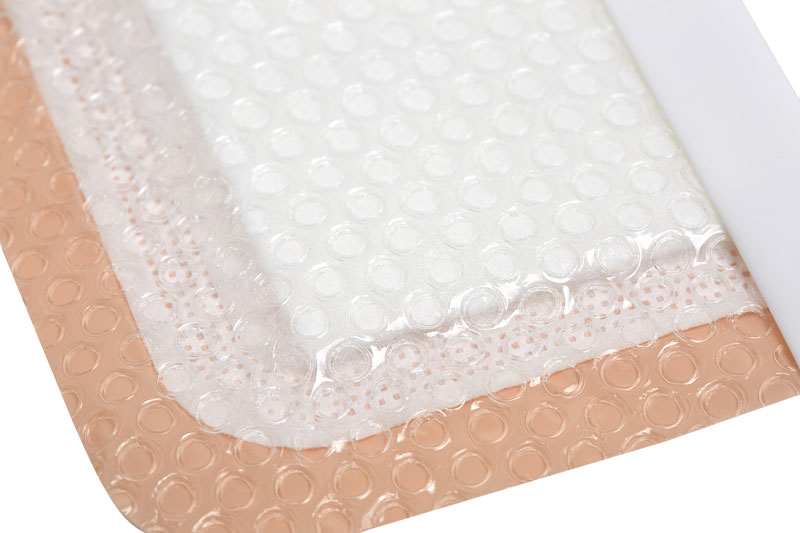 Silicone Super Absorbent Wound Dressing With Border