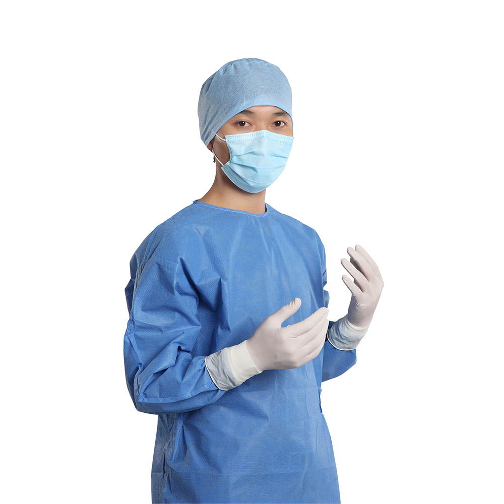 Medrop Disposable Medical Surgical Gown (Colour-Medical Blue) - Set of 5  Pieces - Mowell