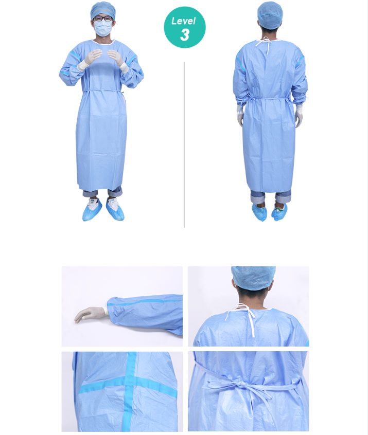 Purcotton Isolation Gown Level