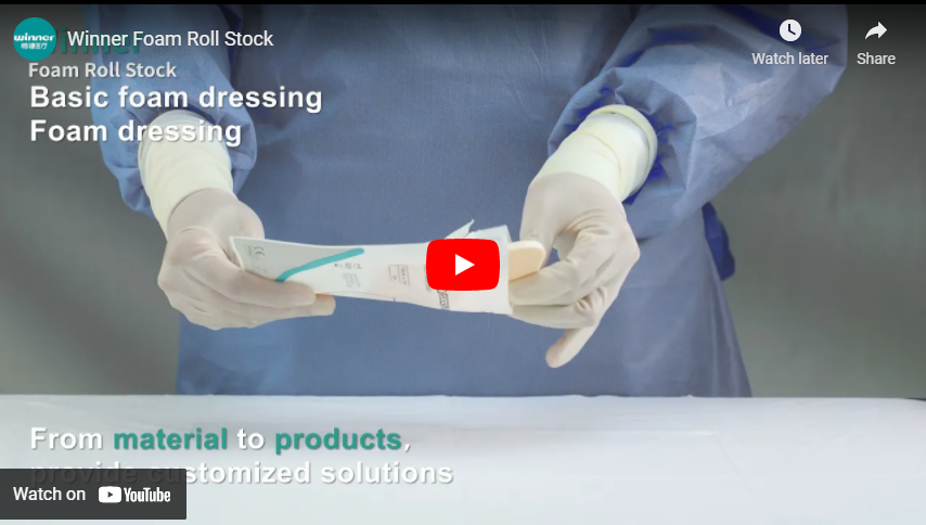 Foam Roll Stock, Wound Care Products